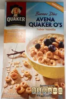 Avena Quaker O's sabor vainilla