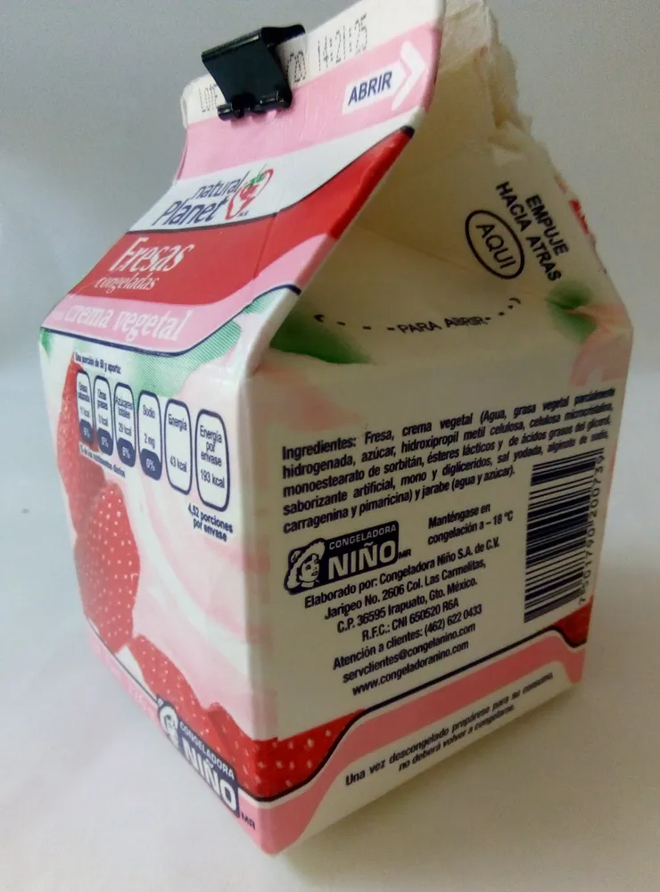 Fresas congeladas