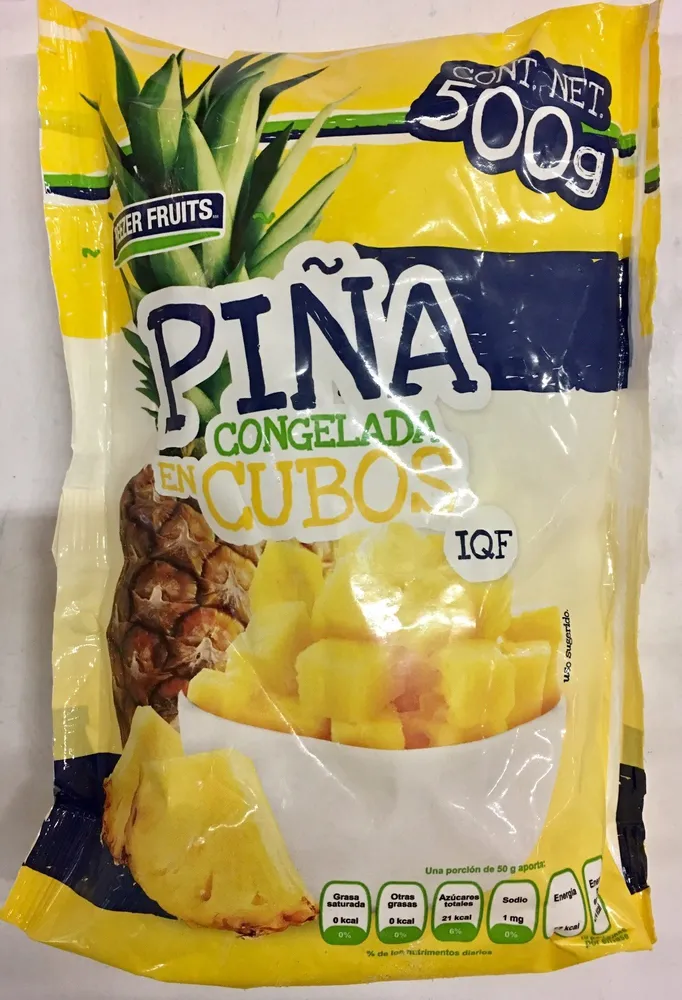 PIÑA CONGELADA EN CUBOS