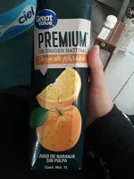 premium jugo de naranja