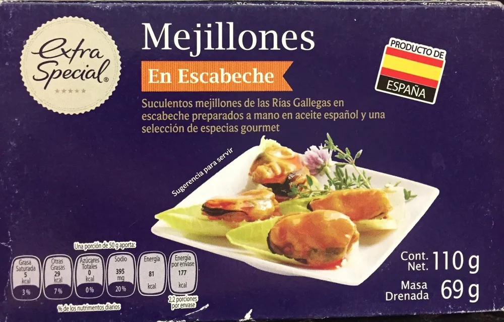Mejillones en escabeche
