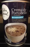 crema de portobello y champiñón
