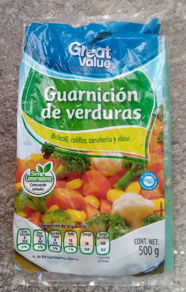 Guarnición de verduras