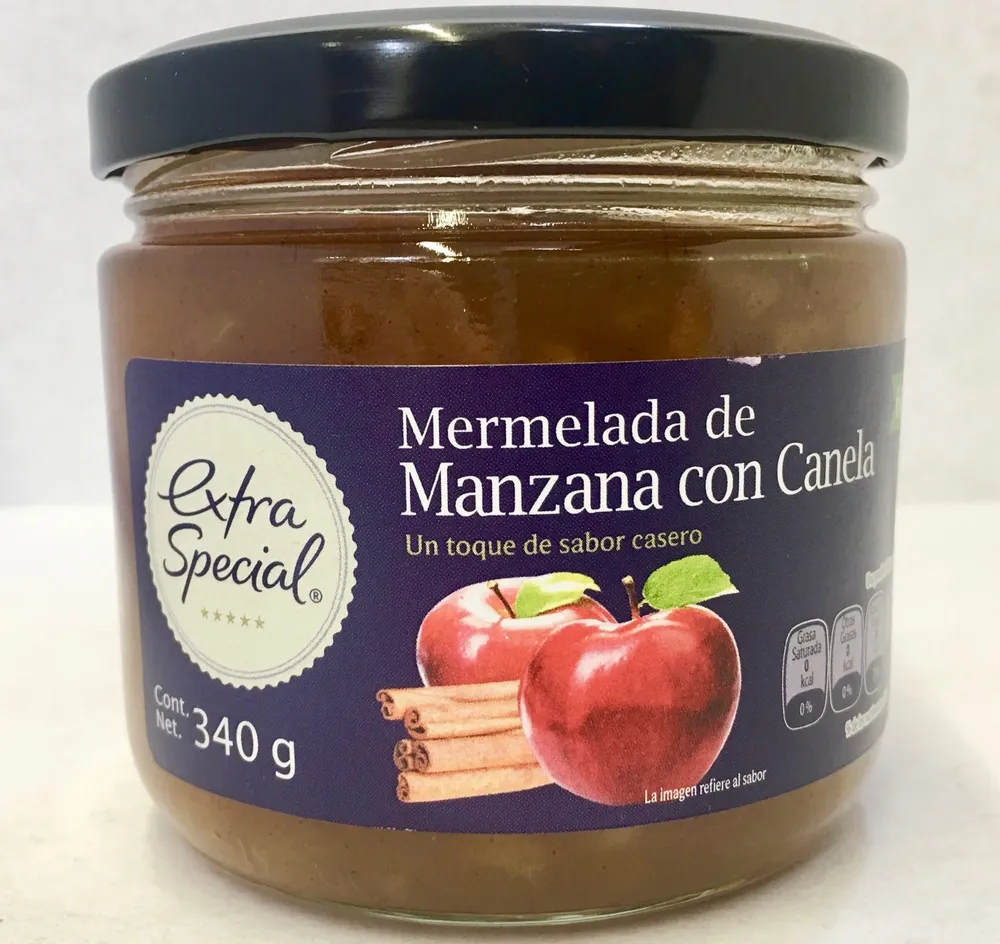 MERMELADA DE MANZANA CON CANELA