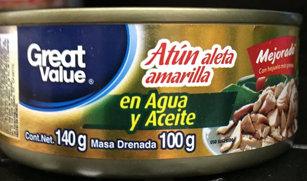 ATUN ALETA AMARILLA AGUA Y ACEITE