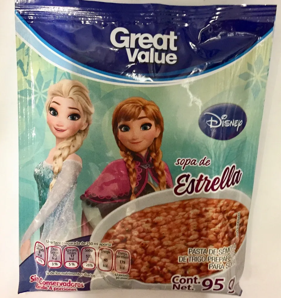 Sopa de estrella Disney