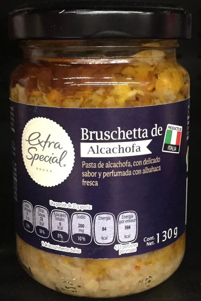 BRUSCHETTA DE ALCACHOFA