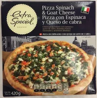 Pizza con Espinaca y Queso de cabra