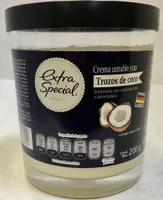 Crema untable con Trozos de Coco