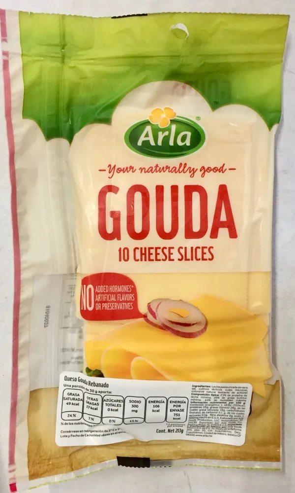 Queso Gouda Ten cheese slices