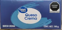 Queso Crema Great Value