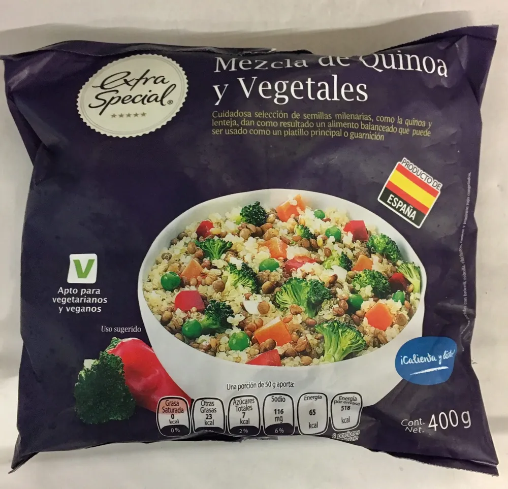 Mezcla de Quinoa y vegetales, Extra Special,