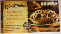 GALLETAS WORLD TABLE CON MANTEQUILLA CHOCOLATE Y NUEZ