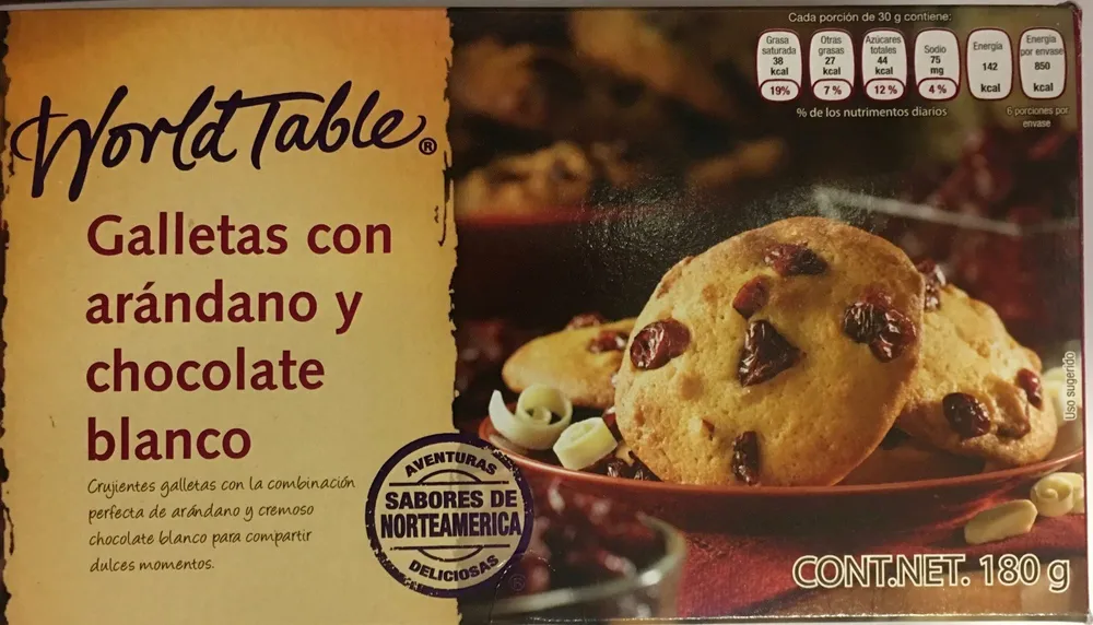GALLETAS CON ARÁNDANO Y CHOCOLATE BLANCO