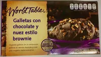 Galletas con chocolate y nuez estilo brownie