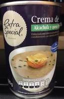 Crema de alcachofa y queso parmesano