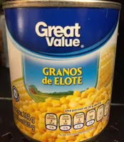 Granos de elote Great Value