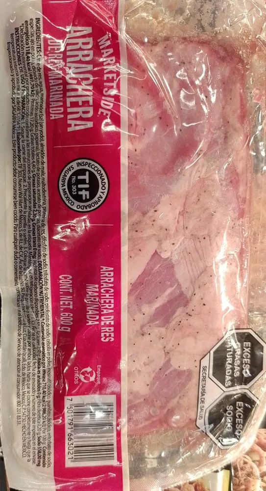 Arrachera de Res Marinada