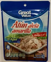 ATUN ALETA AMARILLA EN AGUA