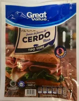 Great Value Jamón de Pierna de Cerdo fino tipo York