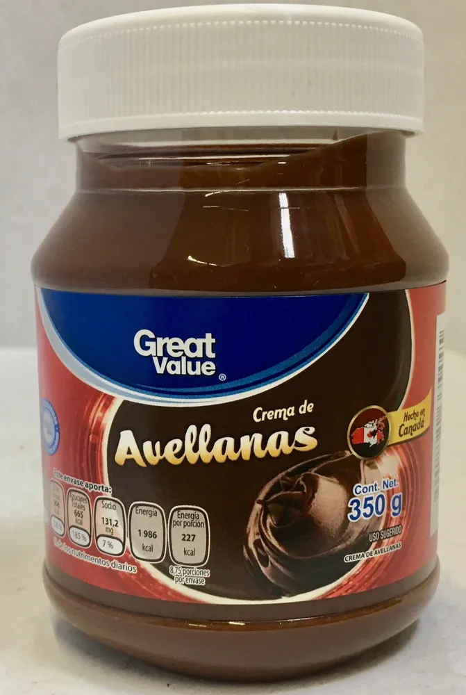 Crema de avellanas