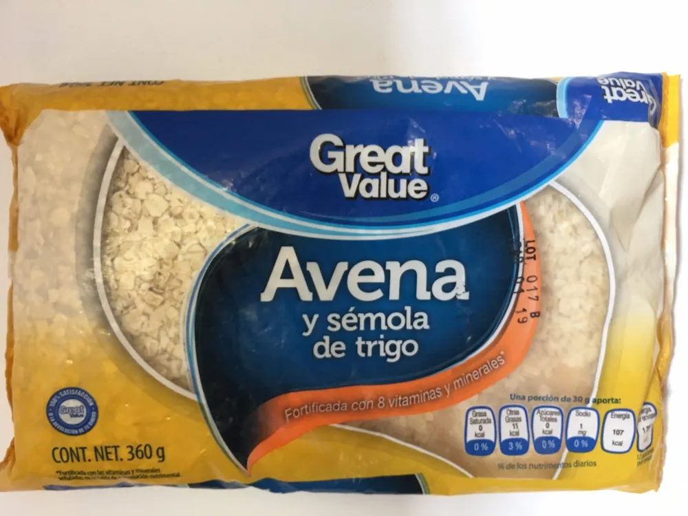AVENA Y SEMOLA DE TRIGO