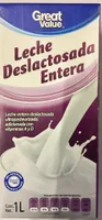 Leche deslactosada entera