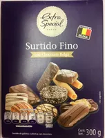 Surtido fino con chocolate Belga