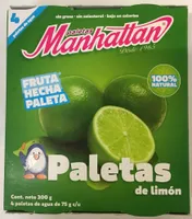 Paletas  de Limón Manhattan
