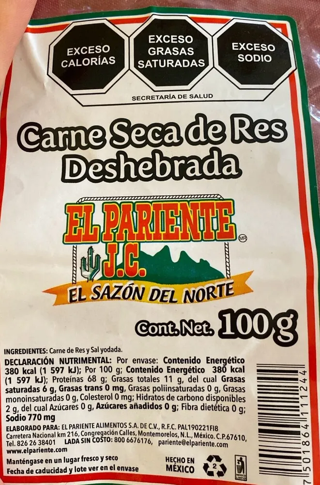 Carne Seca De Res Deshebrada