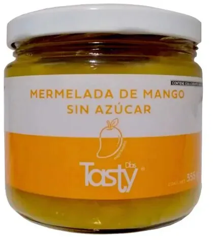 Mermelada de mango baja en azúcar