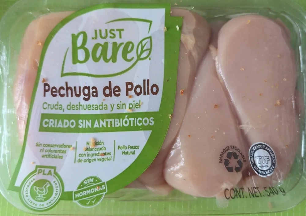 Pechuga De Pollo Organica
