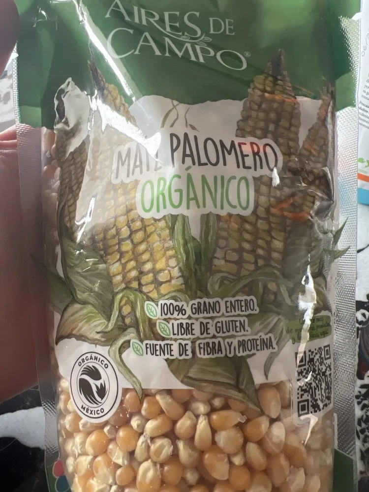Palomitas Maíz Palomero Orgánico
