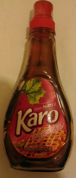 Karo sabor maple, ligerita