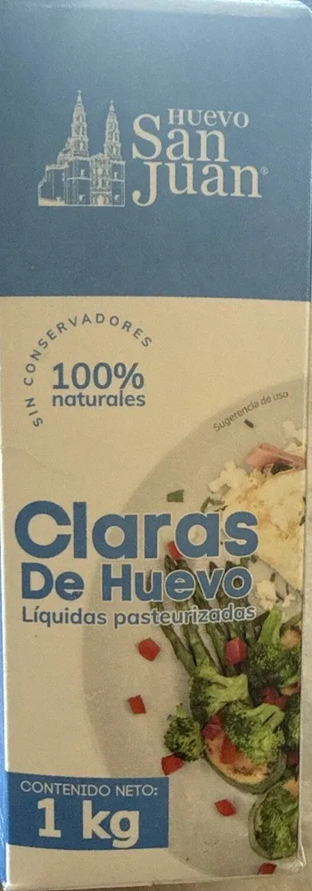 Claras de huevo líquidas