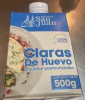 Claras de huevo líquidas pasteurizadas