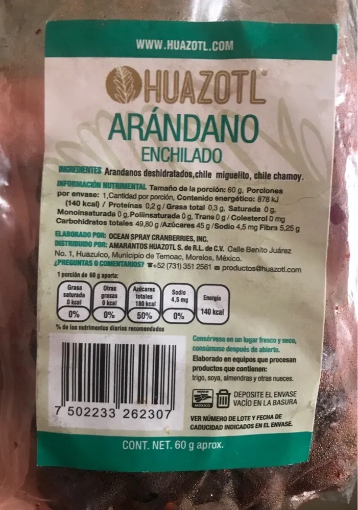Arándano enchiladl