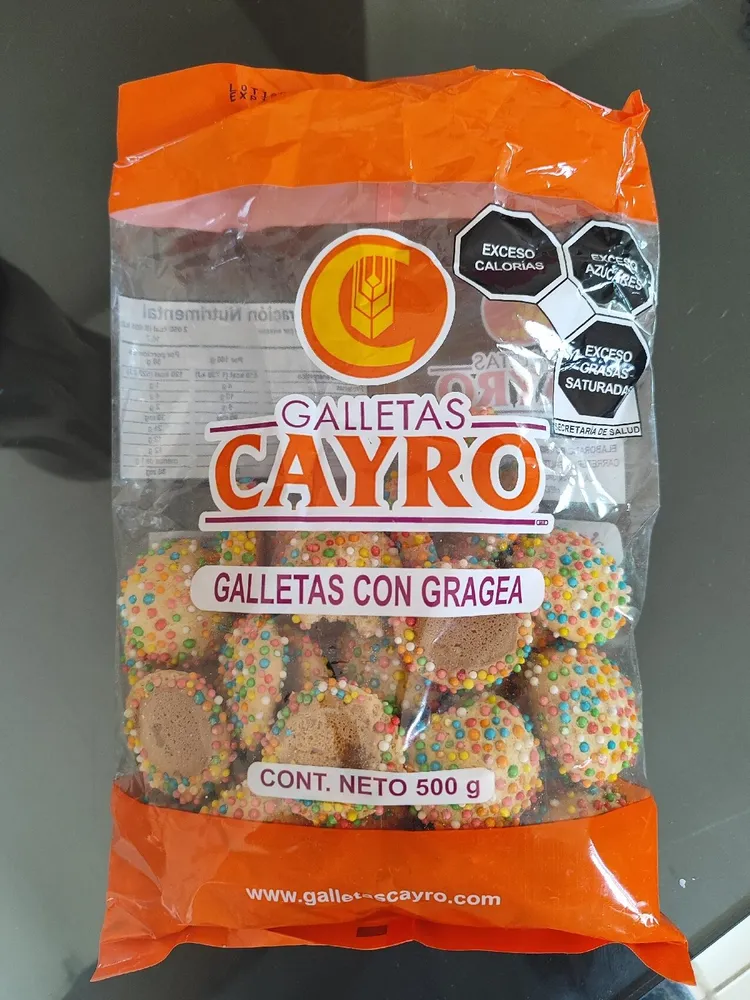 GALLETAS CON GRAGEA