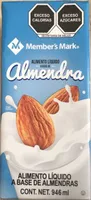 Alimento liquido a base de almendras
