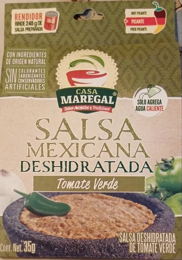 Salsa Mexicana Deshidratada Tomate Verde