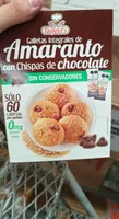 Galletas de amaranto con chocolate
