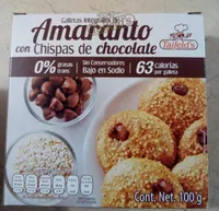 galletas integrales con chispas de chocolate