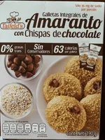 Galletas Integrales de Amaranto con Chispas de Chocolate