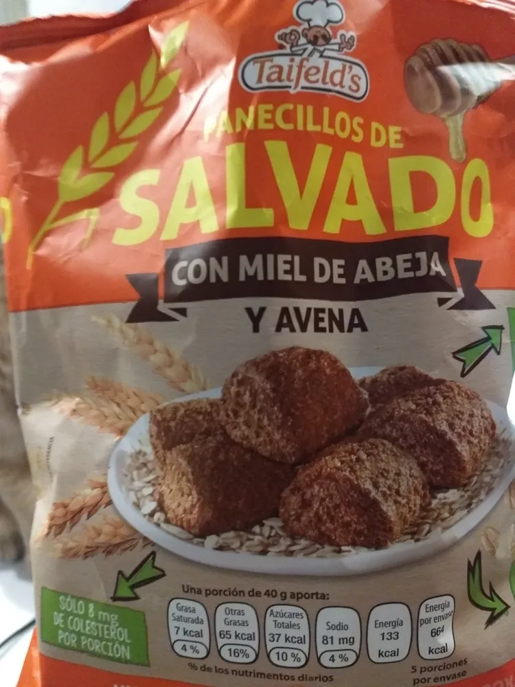 panecillos de salvado con miel de abeja y avena