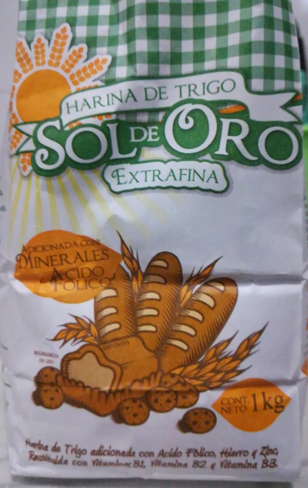 harina de trigo Sol de Oro Extrafina