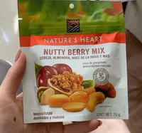 Frutas deshidratadas y nueces Nature's Heart nutty berry mix