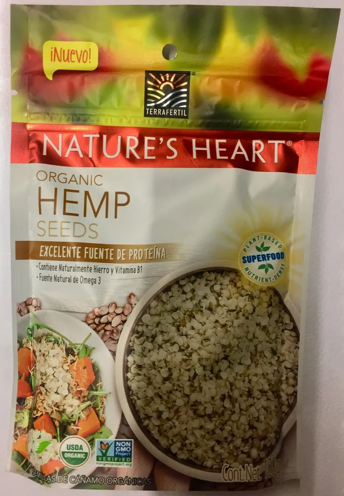 Nature's Heart organic hemp seeds