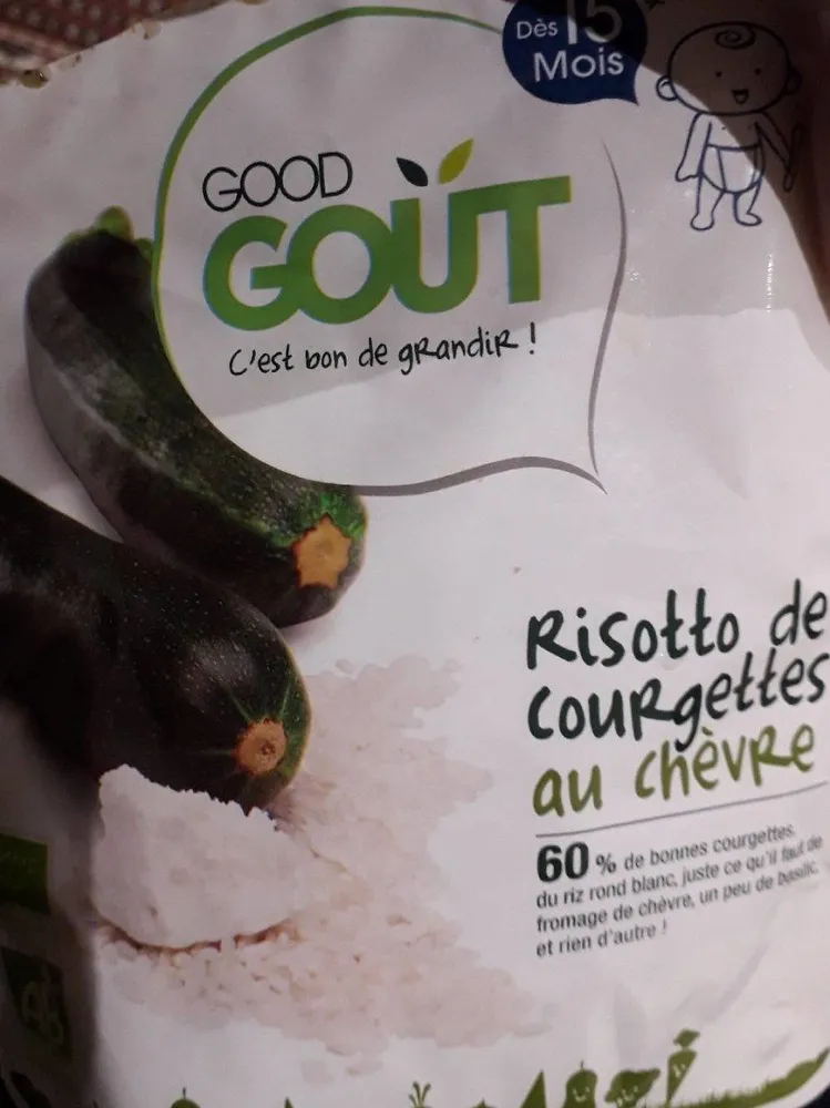Risotto de courgettes au chevre