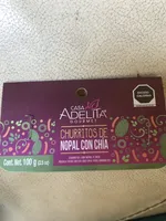 Churritos de nopal con chia