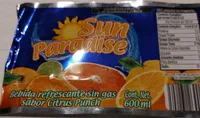 Bebida refrescante sin gas sabor Citrus Punch